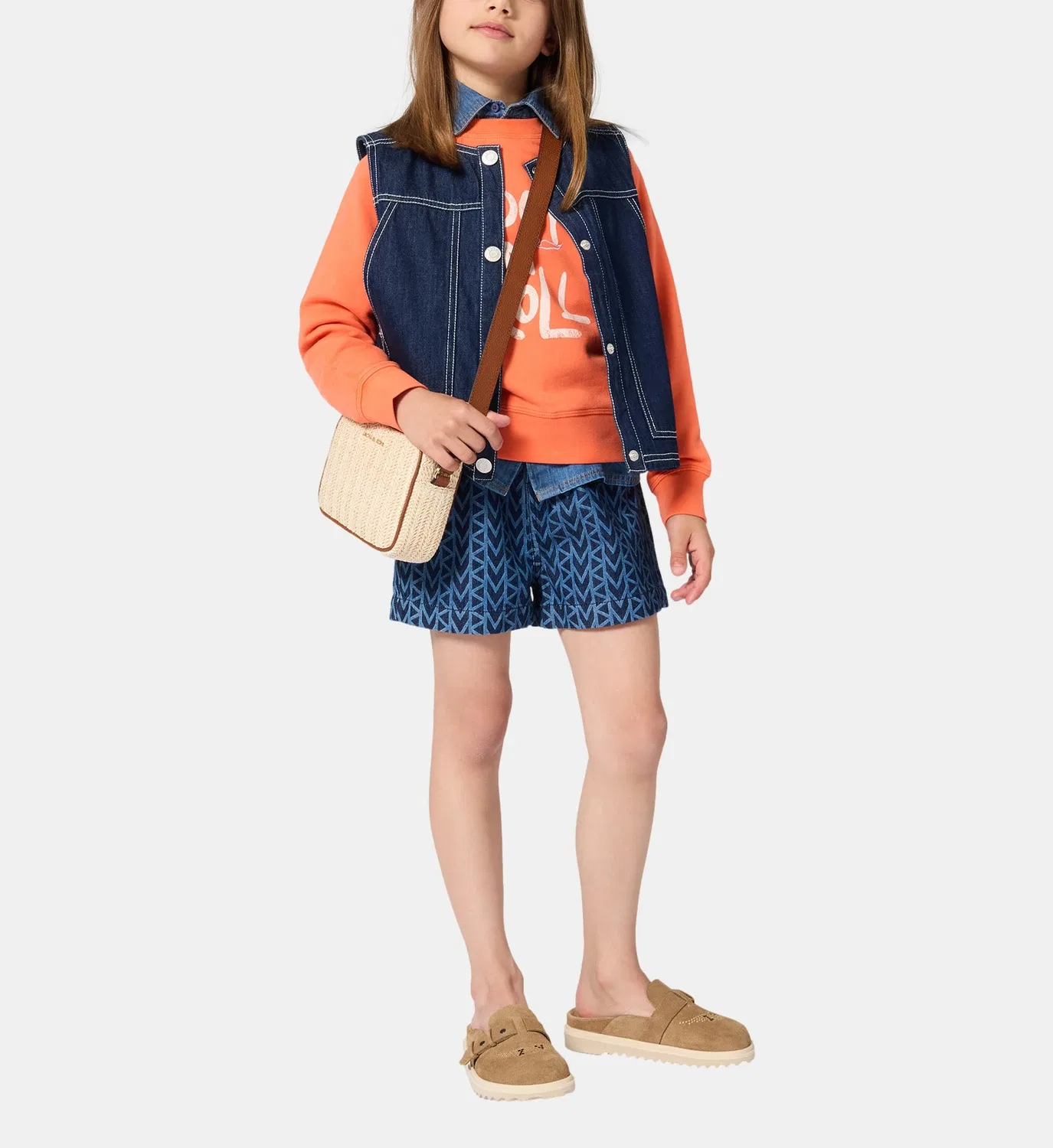 Толстовка Zadig&Voltaire Kids, бежевый