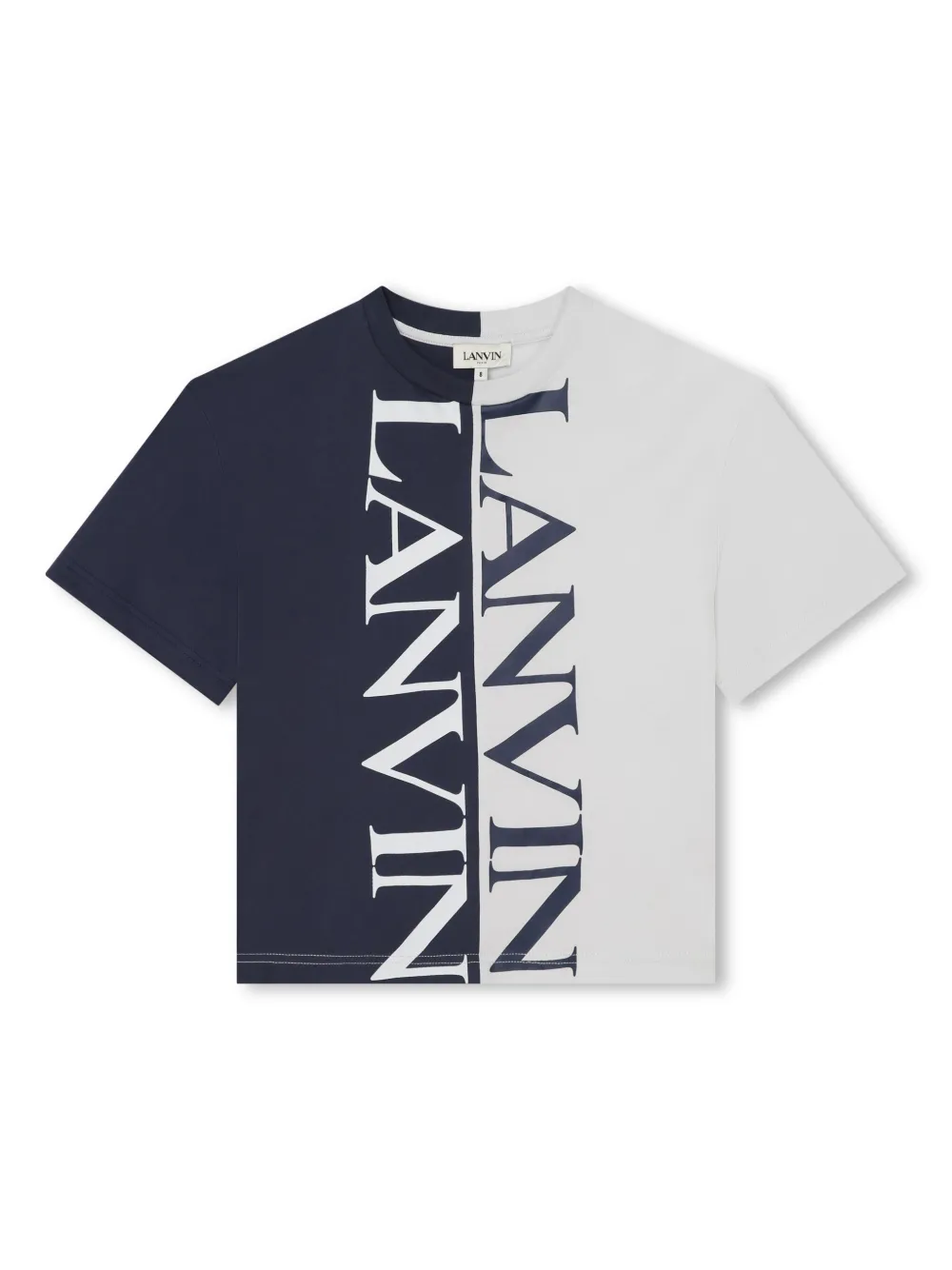 

Футболка с логотипом Lanvin Enfant, синий