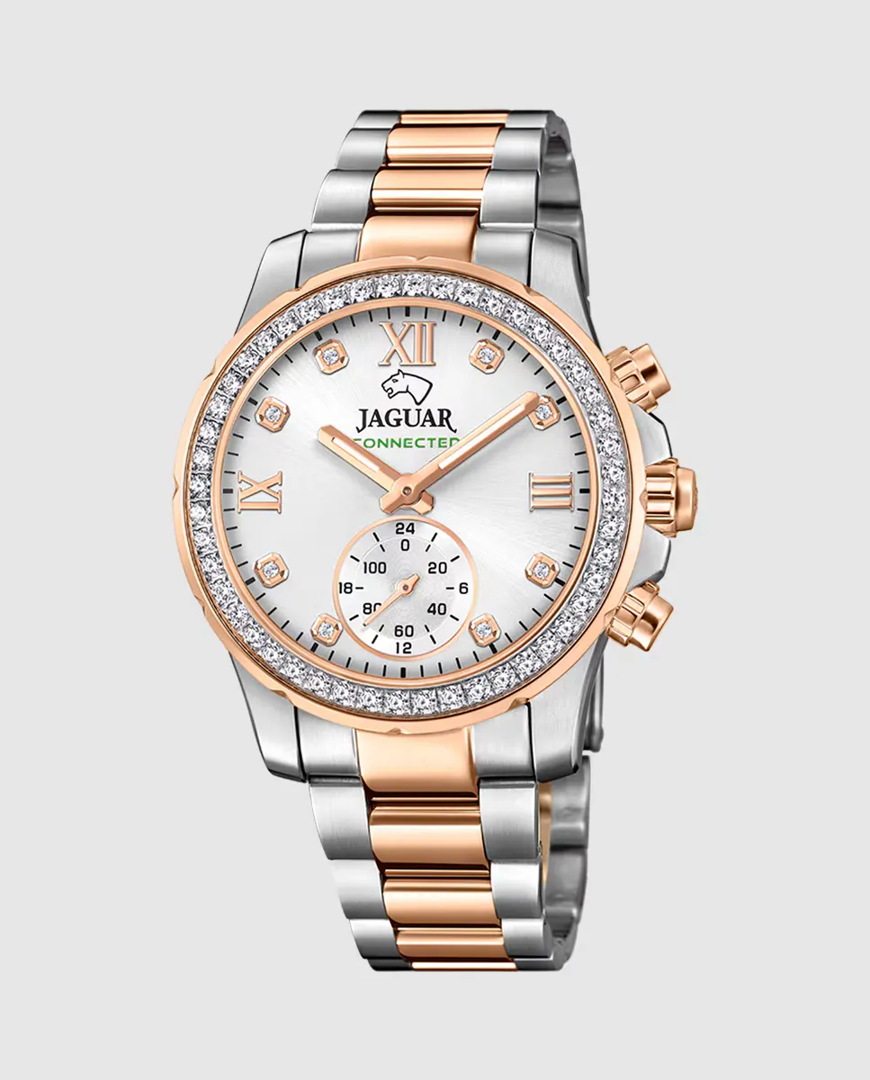 

J981/2 Connected Lady женские часы из серебристой стали Jaguar, серебряный