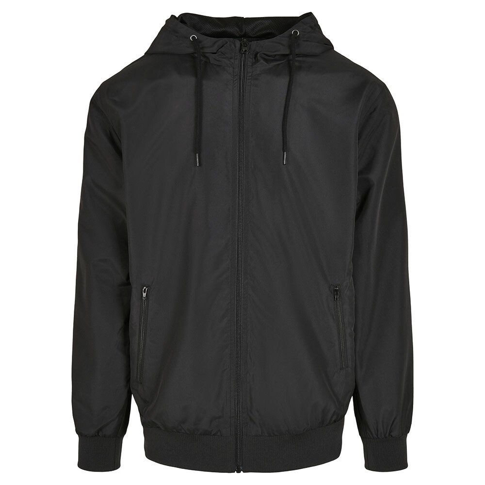 

Куртка Build Your Brand Recycled Windrunner, черный