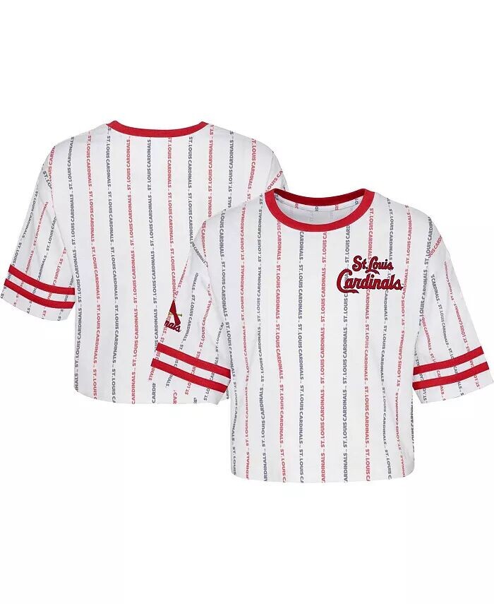 

Белая футболка в полоску Big Girls St. Louis Cardinals Outerstuff, белый
