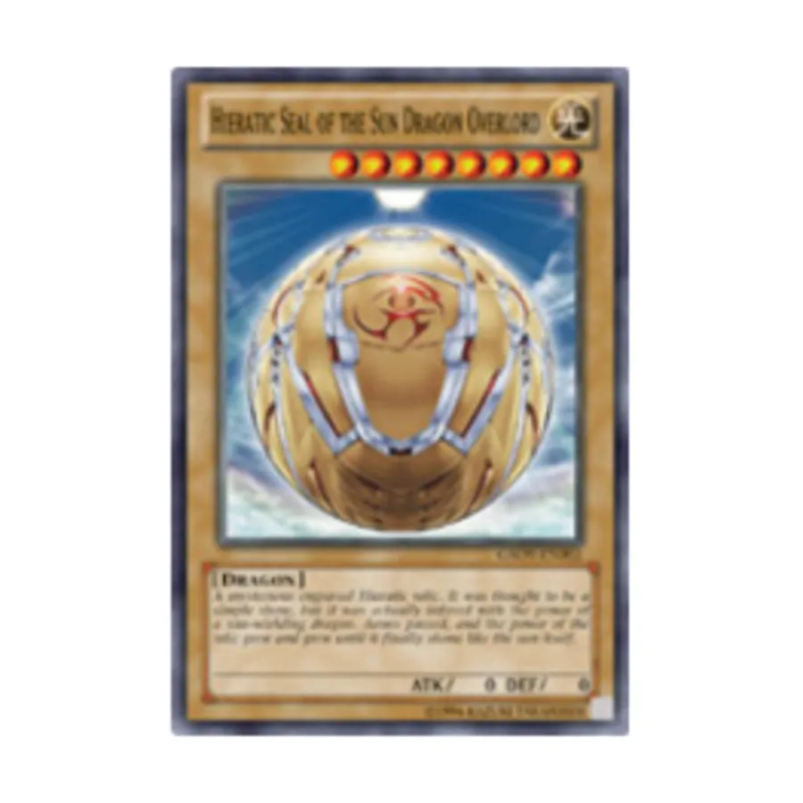 

CCG Иератическая печать Повелителя Солнечного Дракона (Обычная), Yu-Gi-Oh - Galactic Overlord - Singles