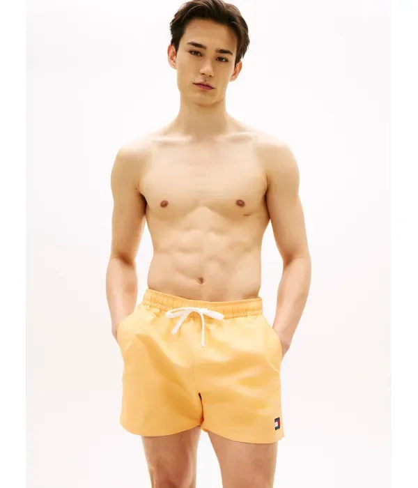 Пляжные шорты regular fit Tommy Hilfiger, оранжевый