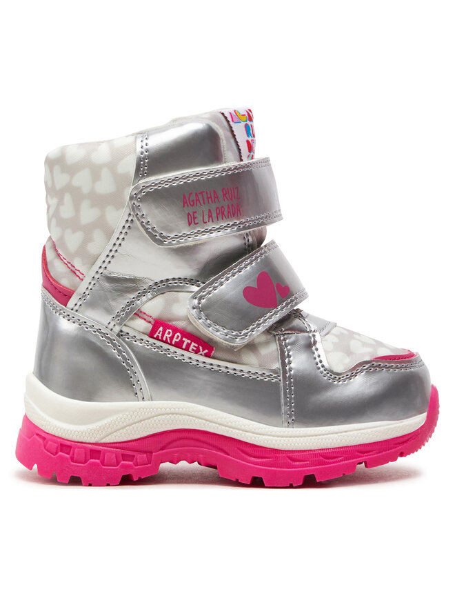 

Зимние ботинки Agatha Ruiz de la Prada 241990-B M, серебряный