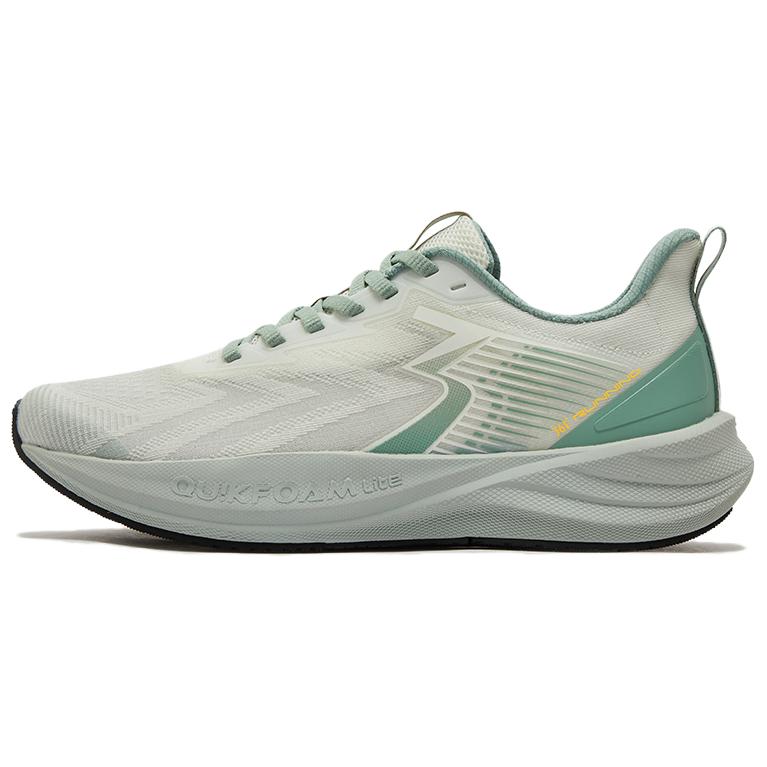 

361° Кроссовки Speed Surge Lite SE с антискользящим износостойким низким верхом для повседневного бега спринт, мужские, серо-зеленые