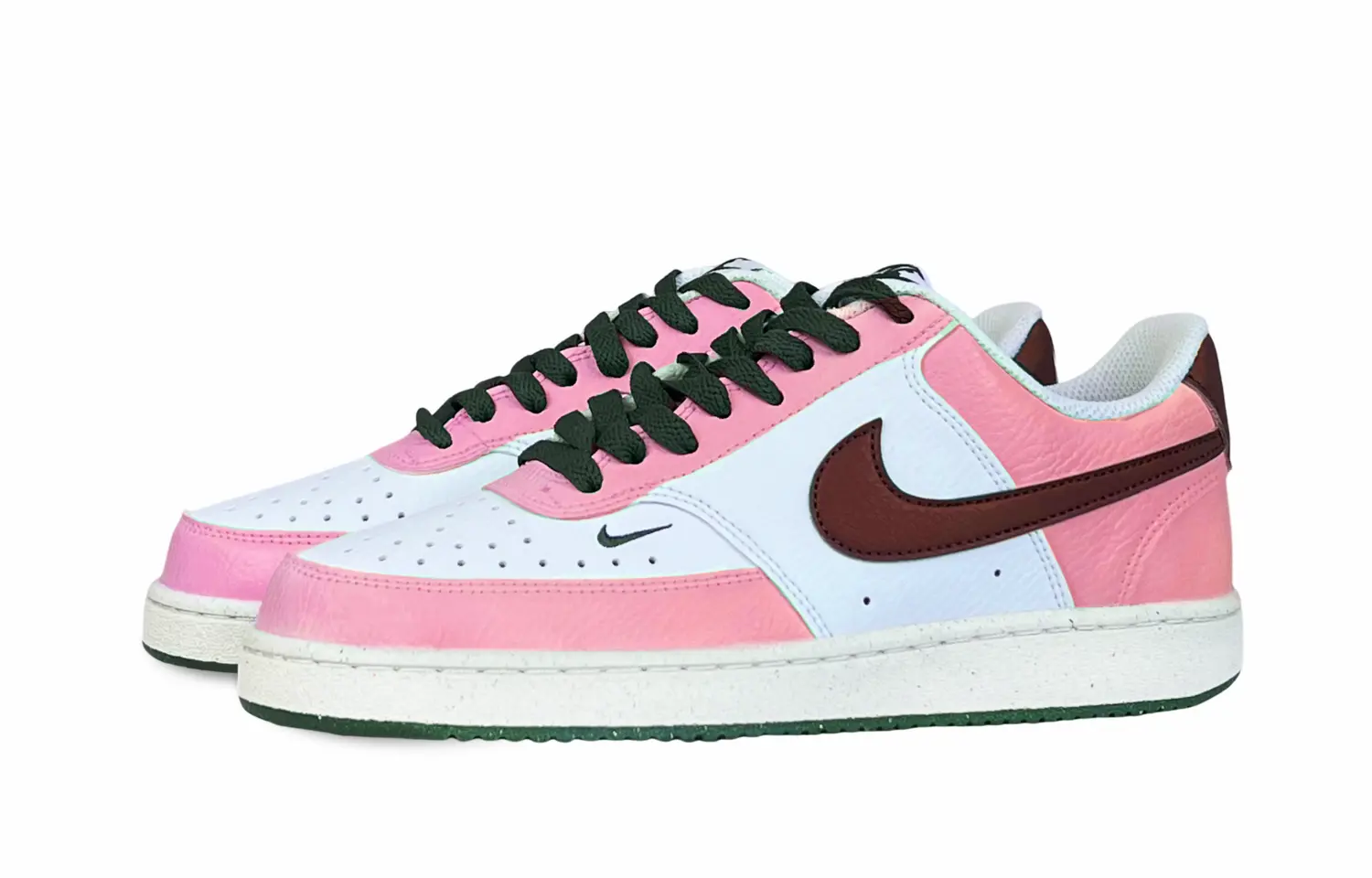 

Кроссовки Nike Court Vision 1 Skateboarding Shoes Women's Low-top Pink Red, цвет Peach