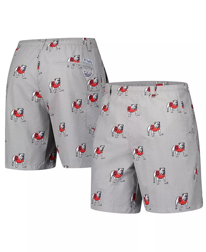 

Мужские серые шорты Georgia Bulldogs Backcast III Printed Columbia