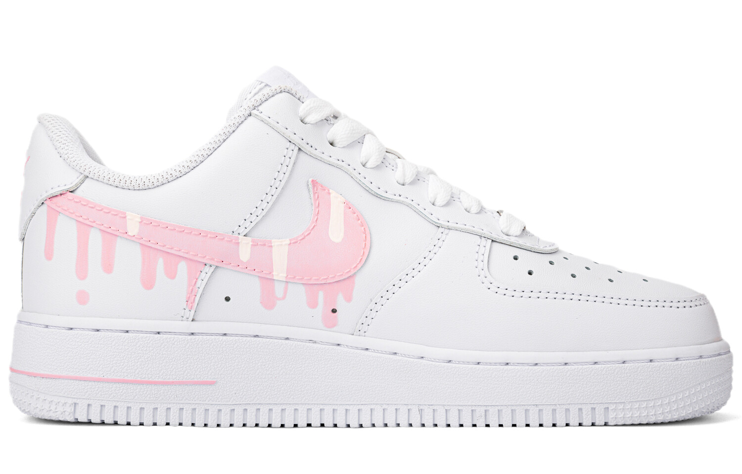 

Кроссовки Nike Air Force 1 Skateboard Shoes Women's Low-Top White Pink