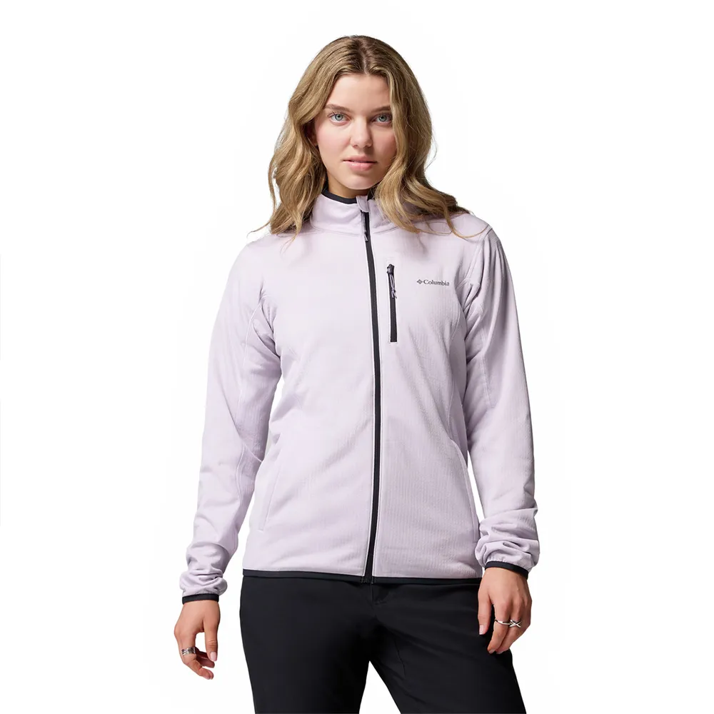 

Флис Columbia Essential Hike Grid full zip, фиолетовый