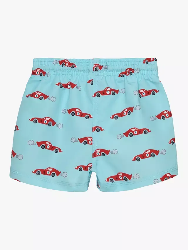 Детские плавательные шорты Baby Sebastian Car, бледно-голубые Trotters — фото 2