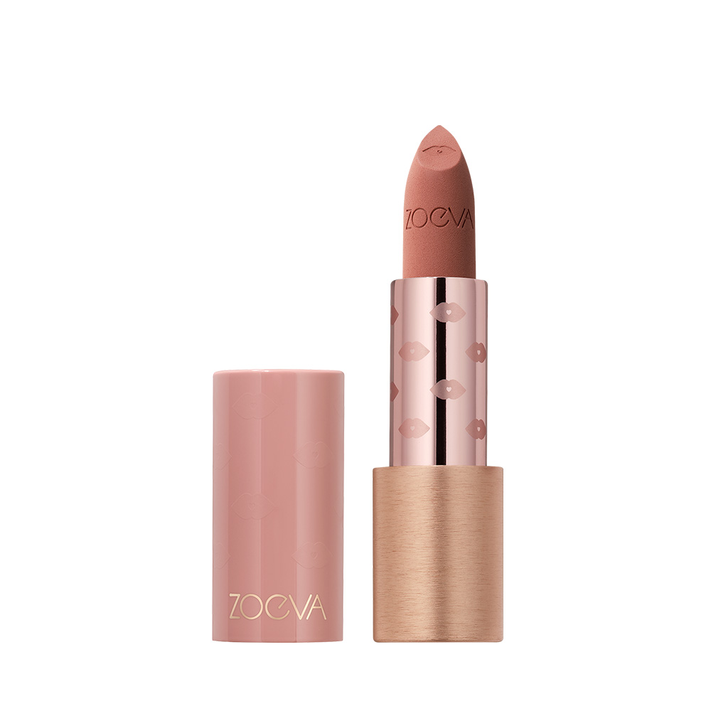

Увлажняющая матовая помада velvet love matte hyaluronic long-lasting lipstick Zoeva, цвет parda, вес 3.9 гр.