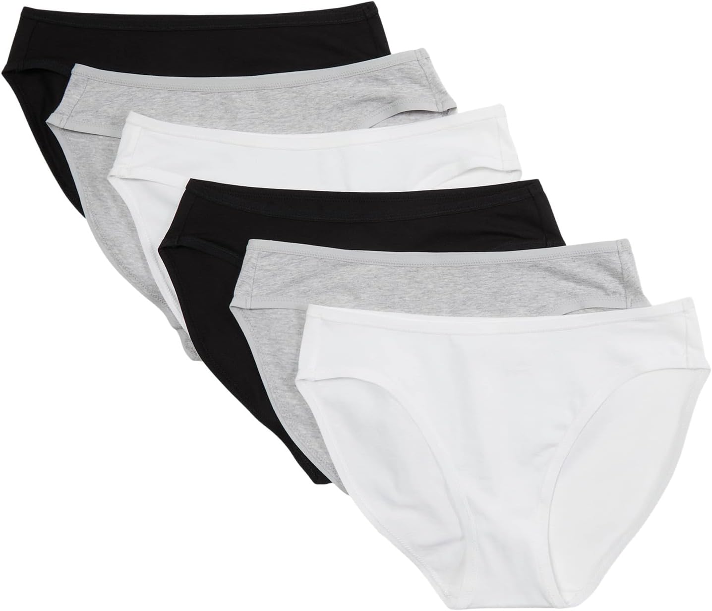 

Женский классический бикини, комплект из 6 пар PACT, Cool Neutrals