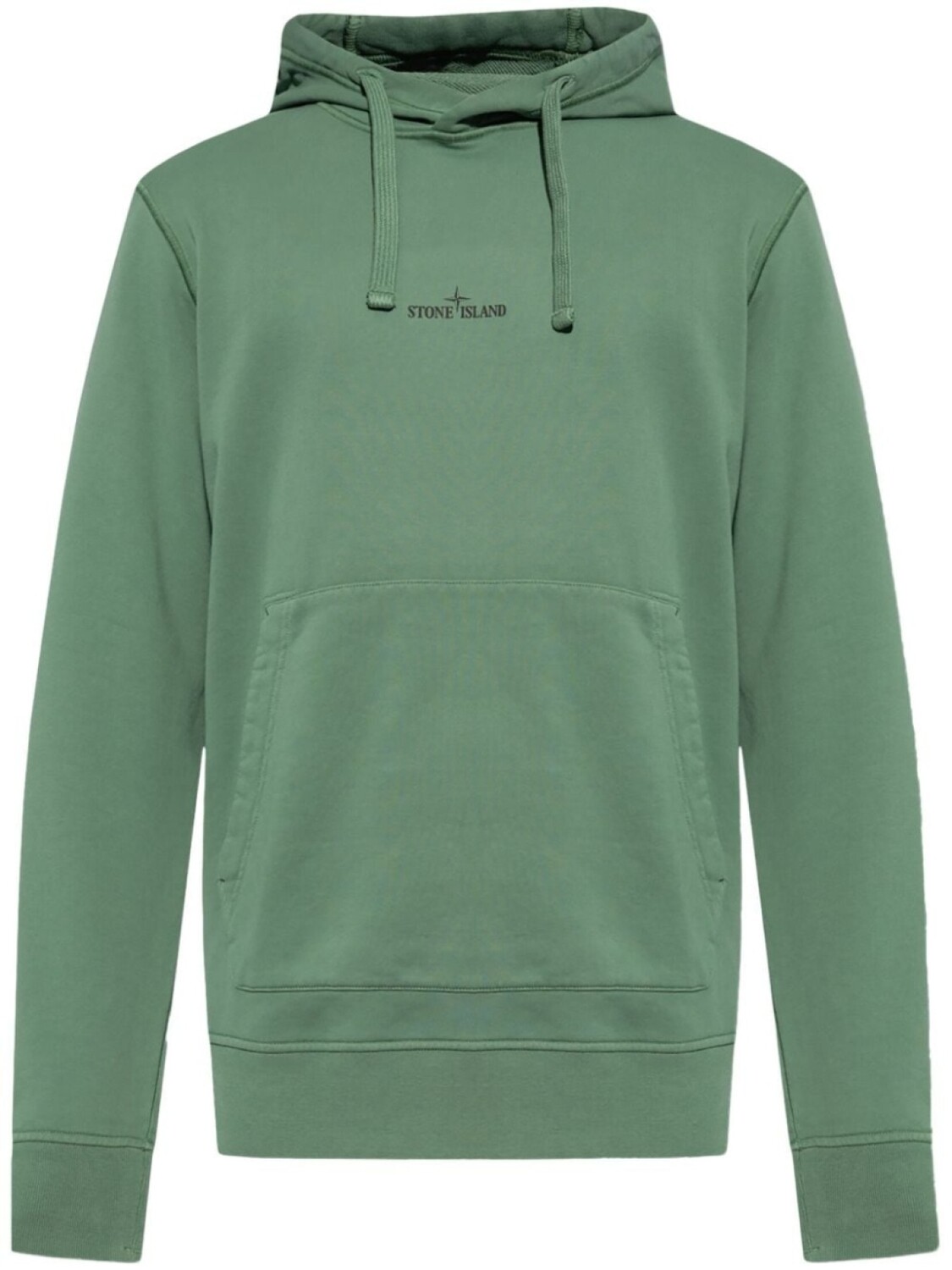 

Stone Island хлопковая толстовка с логотипом, зеленый