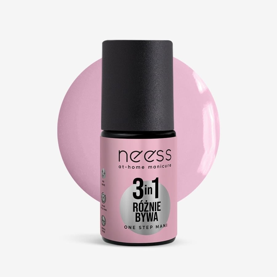 

Гибридный лак для ногтей NEESS One Step 3in1 Differently Bywa 4 мл