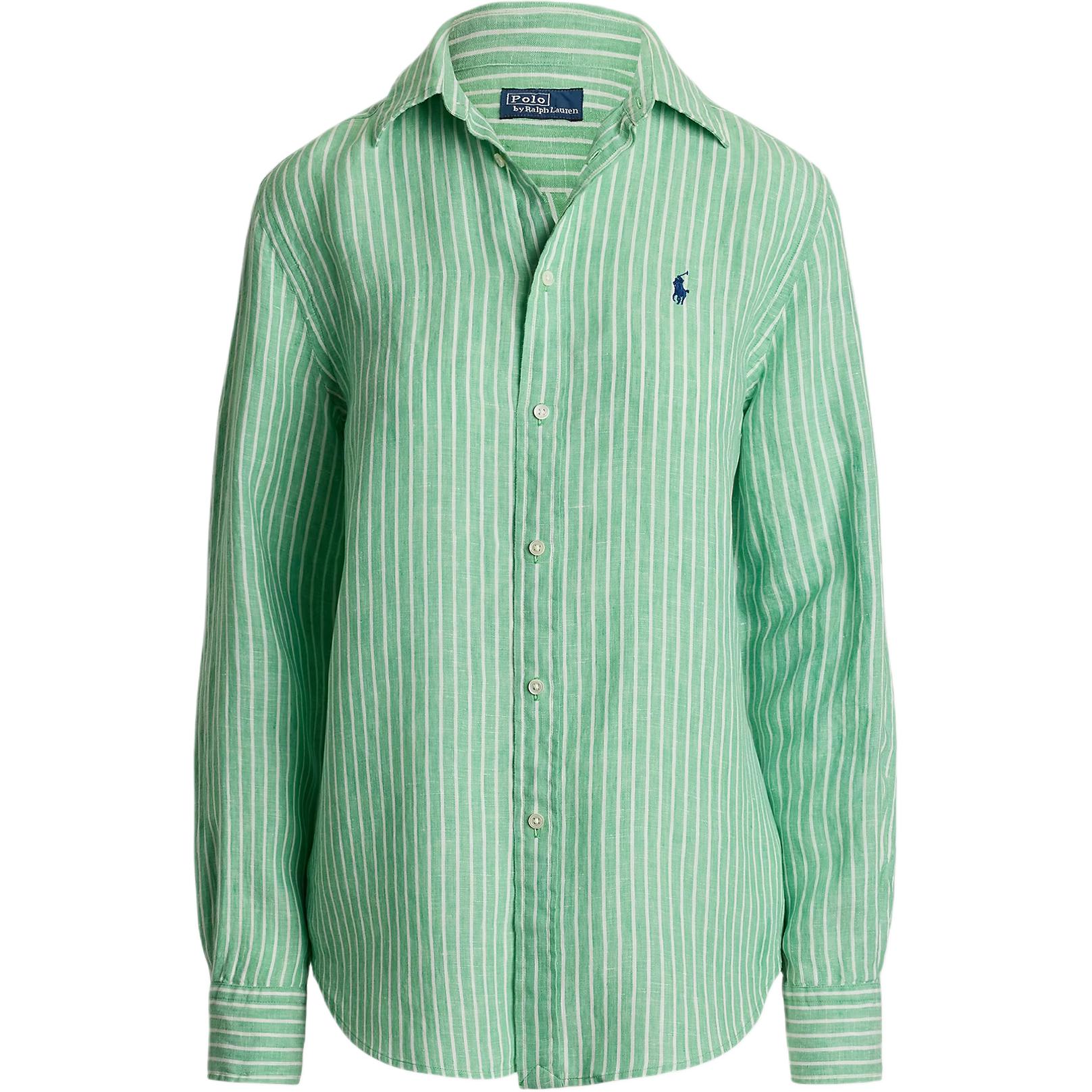 

Классическая рубашка в полоску Polo Ralph Lauren, зеленый