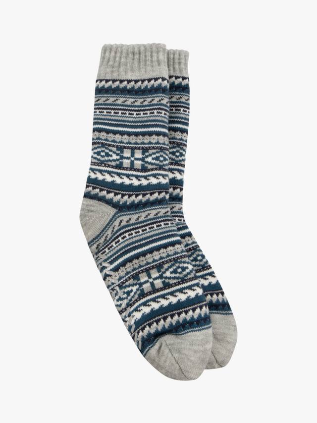 

Носки-тапочки в стиле фэр-айл totes