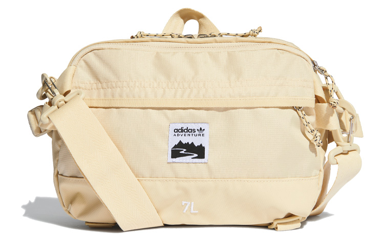 

Полиэстеровая наплечная сумка через плечевая поясная сумка унисекс бежевый Adidas Originals