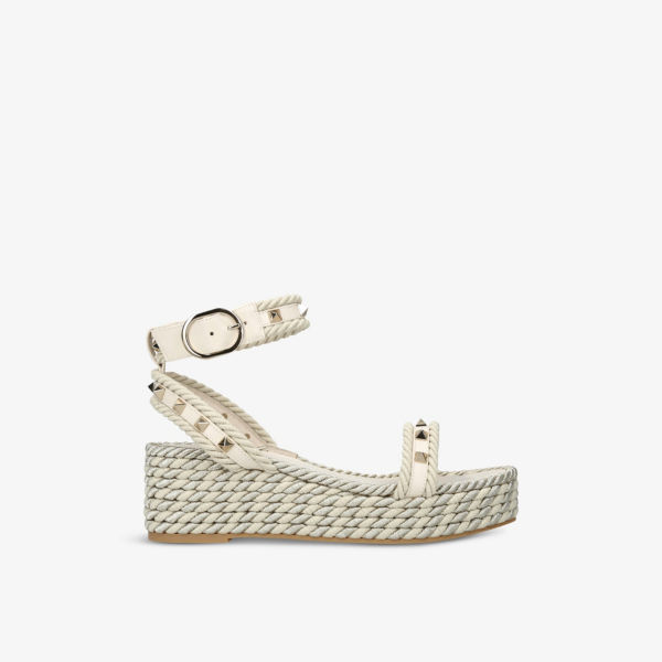 Эспадрильи Valentino Garavani Rockstud на платформе, белый