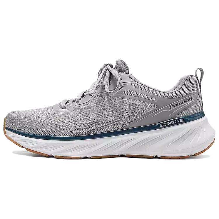 

Спортивные низкие повседневные кроссовки мужские серые Skechers, серый/бирюзовый
