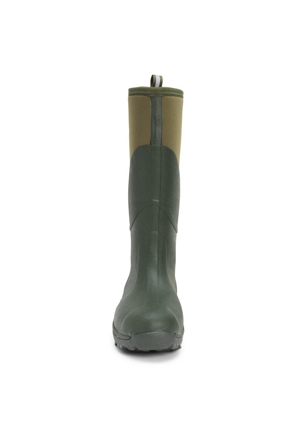 Женские резиновые сапоги Muck Boots Muckmaster Hi с логотипом, зеленый — фото 3