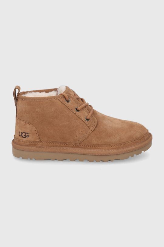 Ботинки замшевые короткие UGG, коричневый