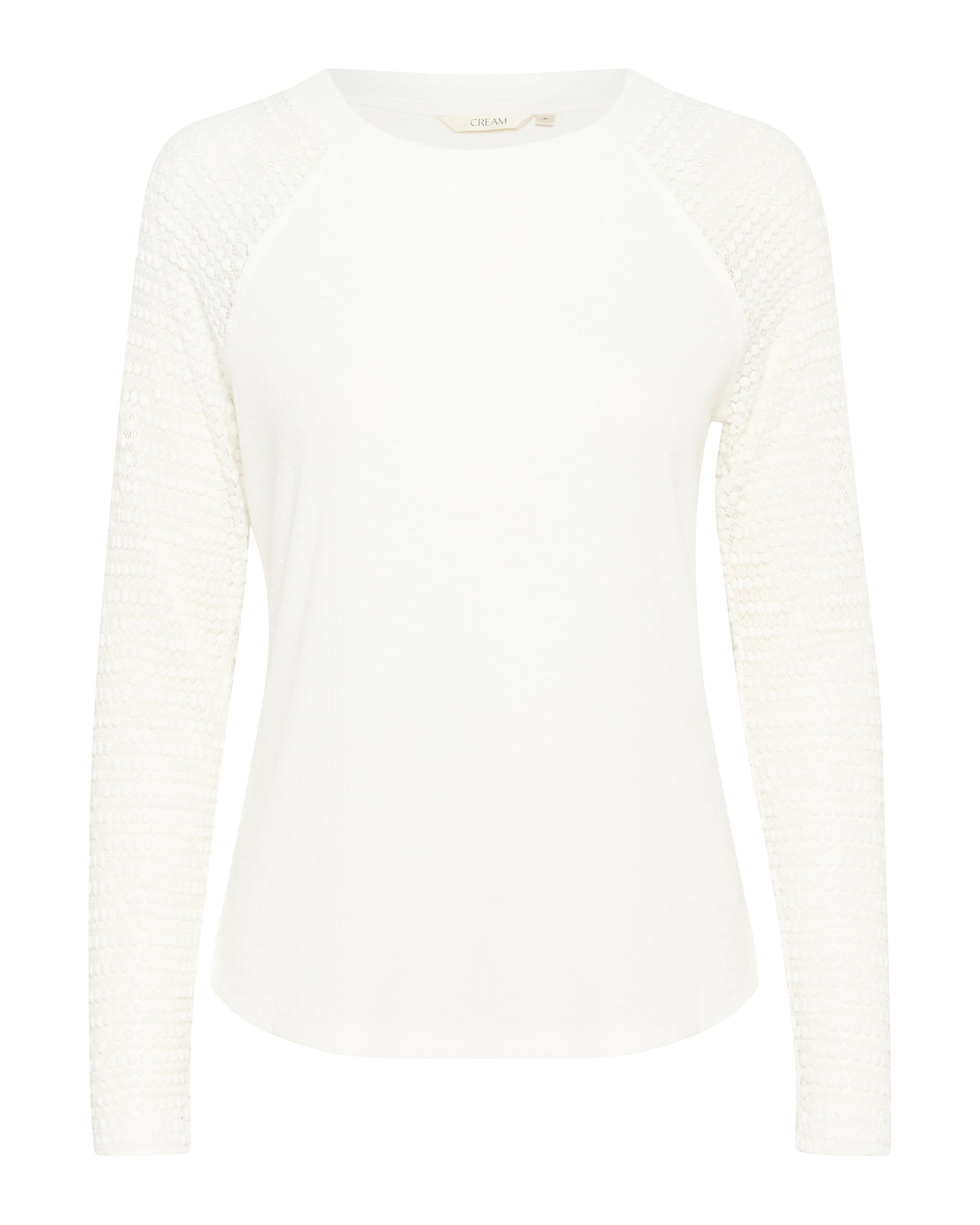 

Cream Лонгслив 'Larisa' в белом цвете