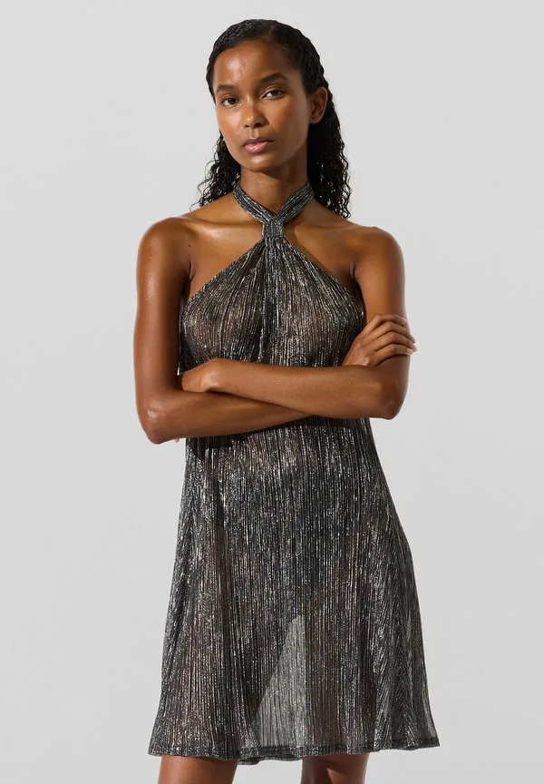 

Полупрозрачный металлический пляжный аксессуар Karl Lagerfeld, Black, Черный, Полупрозрачный металлический пляжный аксессуар Karl Lagerfeld, Black