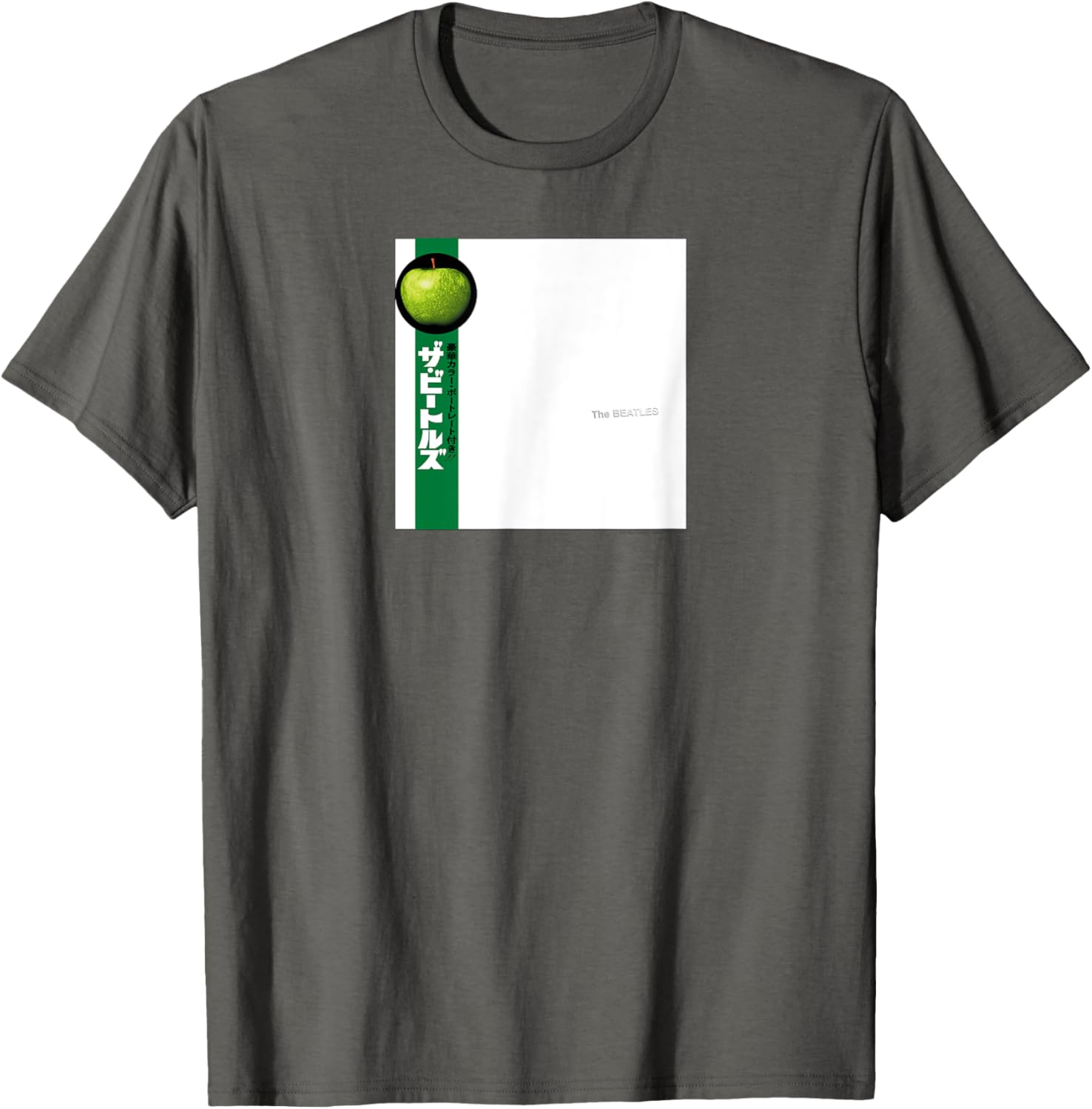 

Футболка The Beatles в японском стиле, серая (серый меланж), размер S