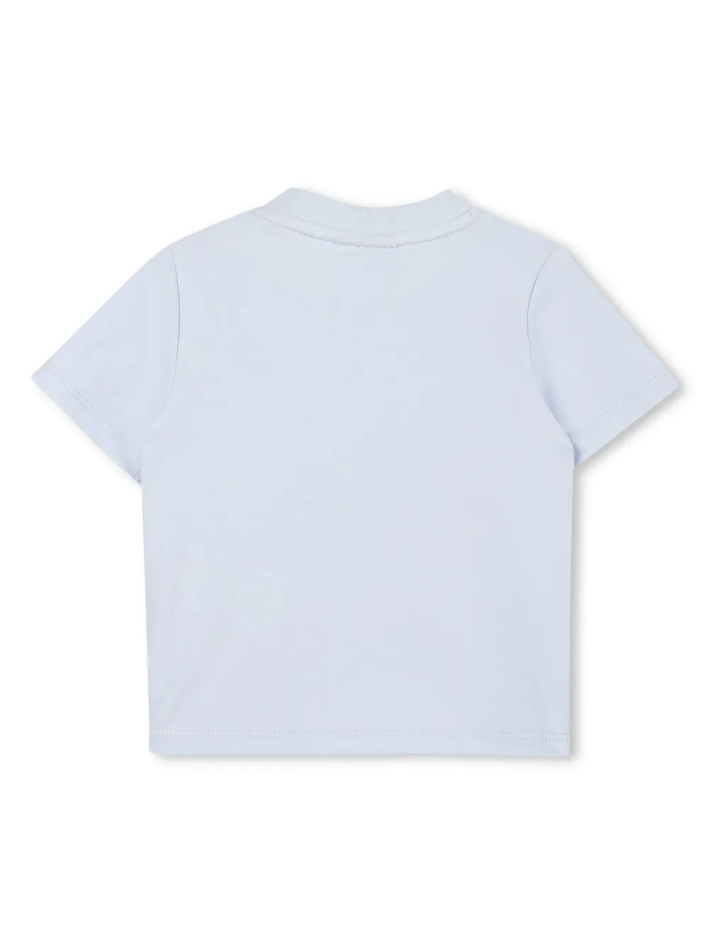 Комплект из футболки и шортов с логотипом BOSS Kidswear, синий — фото 2