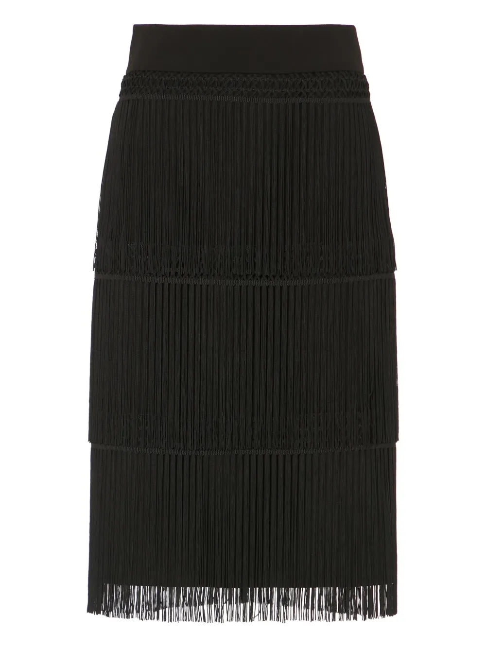 

Миди-юбка с многослойным дизайном Temperley London, черный