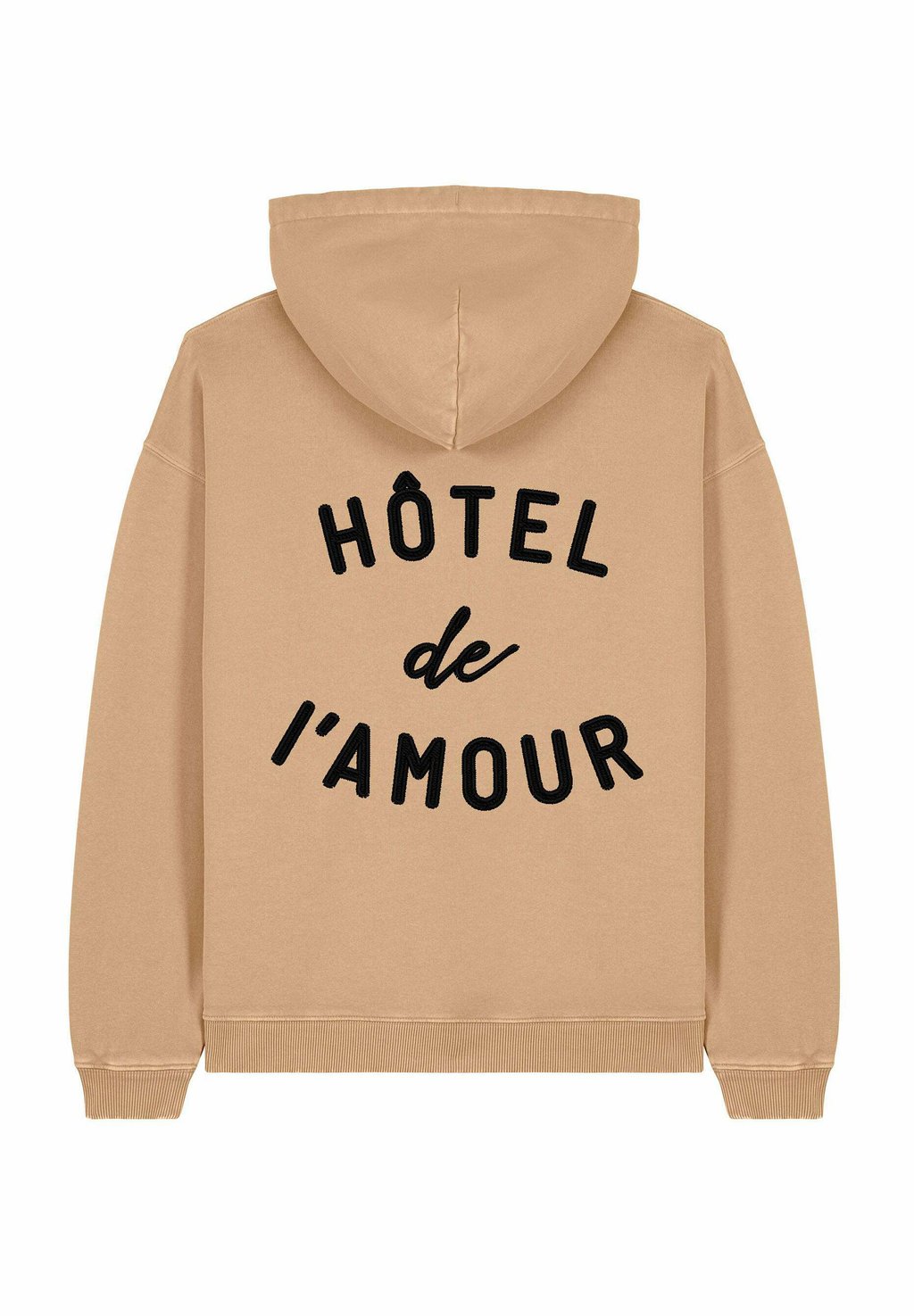 

Толстовка HOTEL DE L'AMOUR BACK EMBROIDERY UNISEX VINTAGE - Hoodie Mira Paris, бежевый