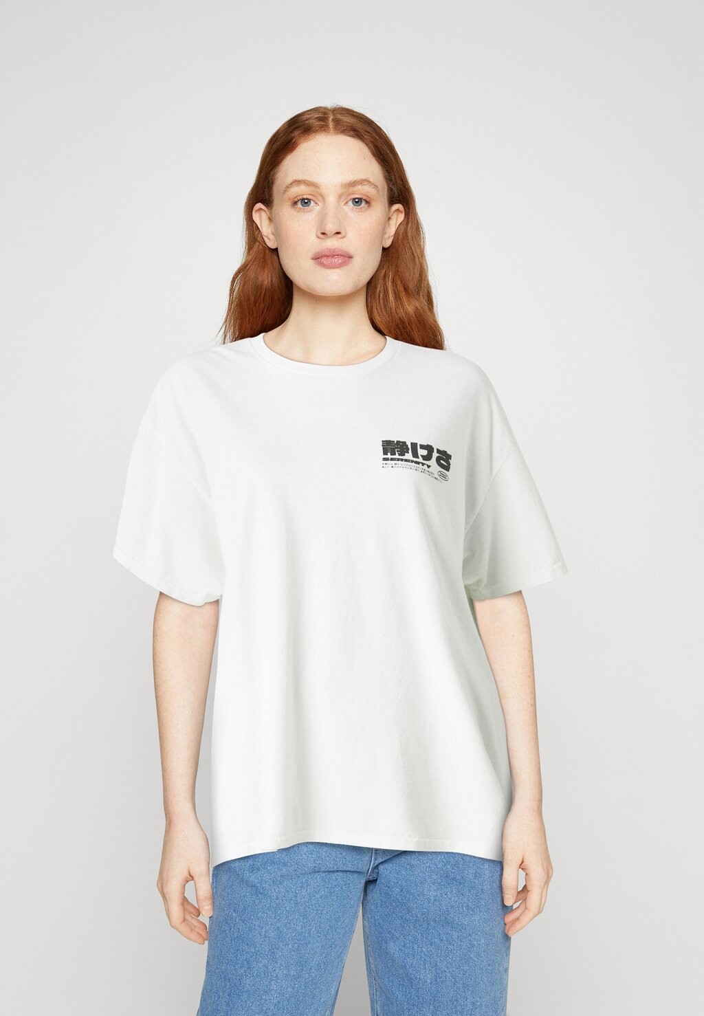 

Футболки с принтом SERENITY TEE UNISEX BDG Urban Outfitters, белый