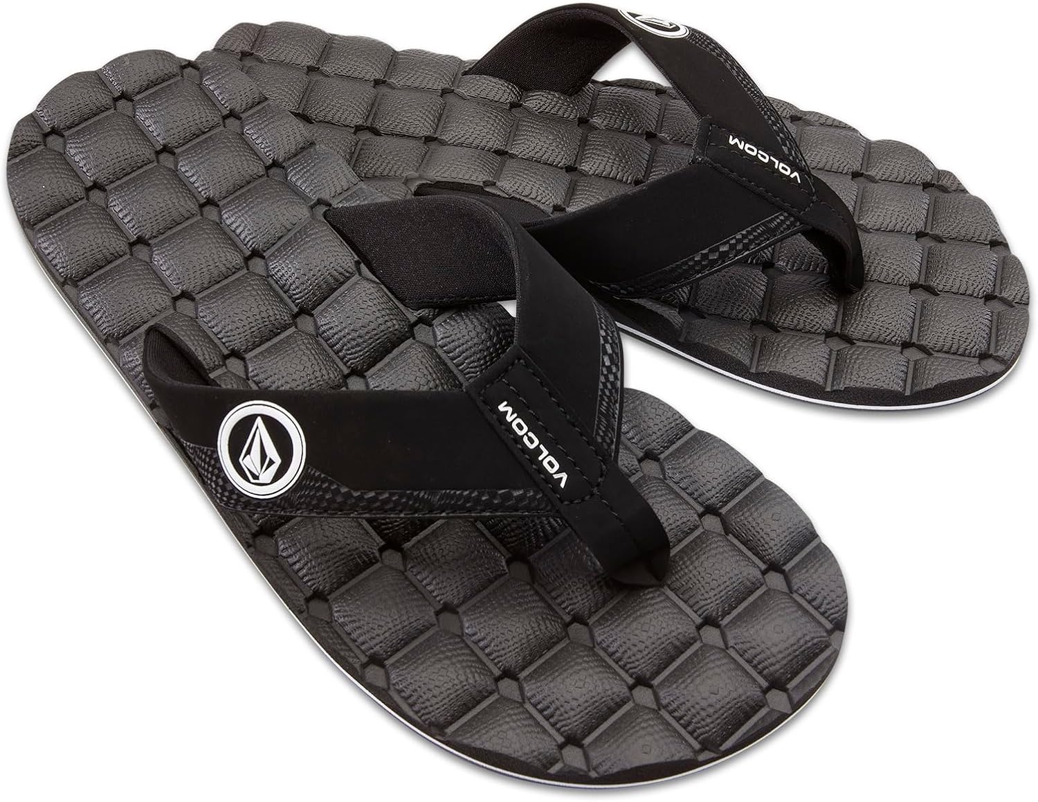 

Мужские шлепанцы Volcom Recliner, белый/черный