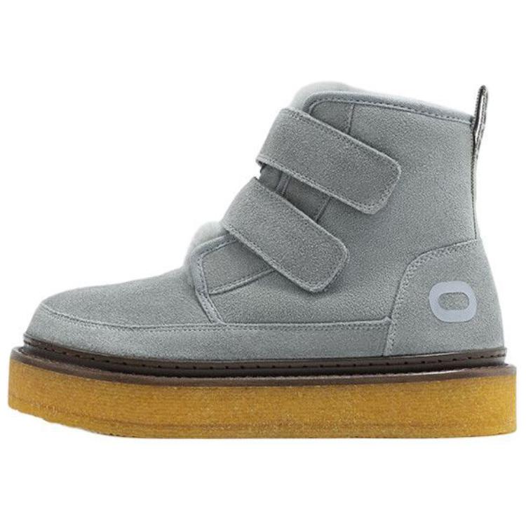 Короткие зимние ботинки женские серые OETZI, Gray