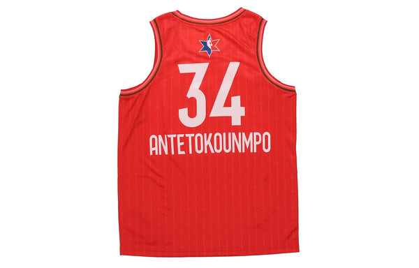 Майка Air Jordan NBA All-Star Edition Swingman Jersey - Giannis Antetokounmpo NBA2020 Red, красный — фото 2