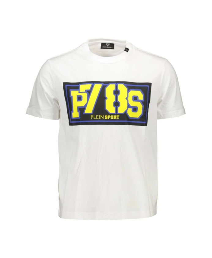 

Футболка с логотипом и круглым вырезом Plein Sport, белый