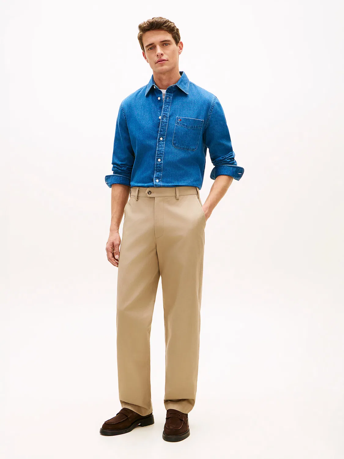 Обычные брюки чинос Tommy Hilfiger, Beige — фото 3