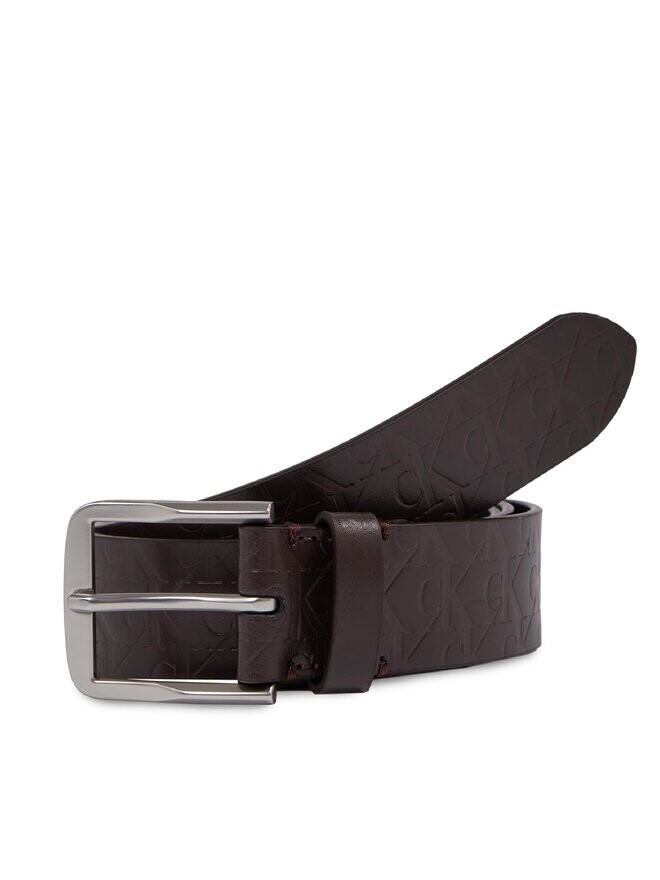 

Ремень Classic Flat Lthr Belt 35Mm Aop Calvin Klein, коричневый