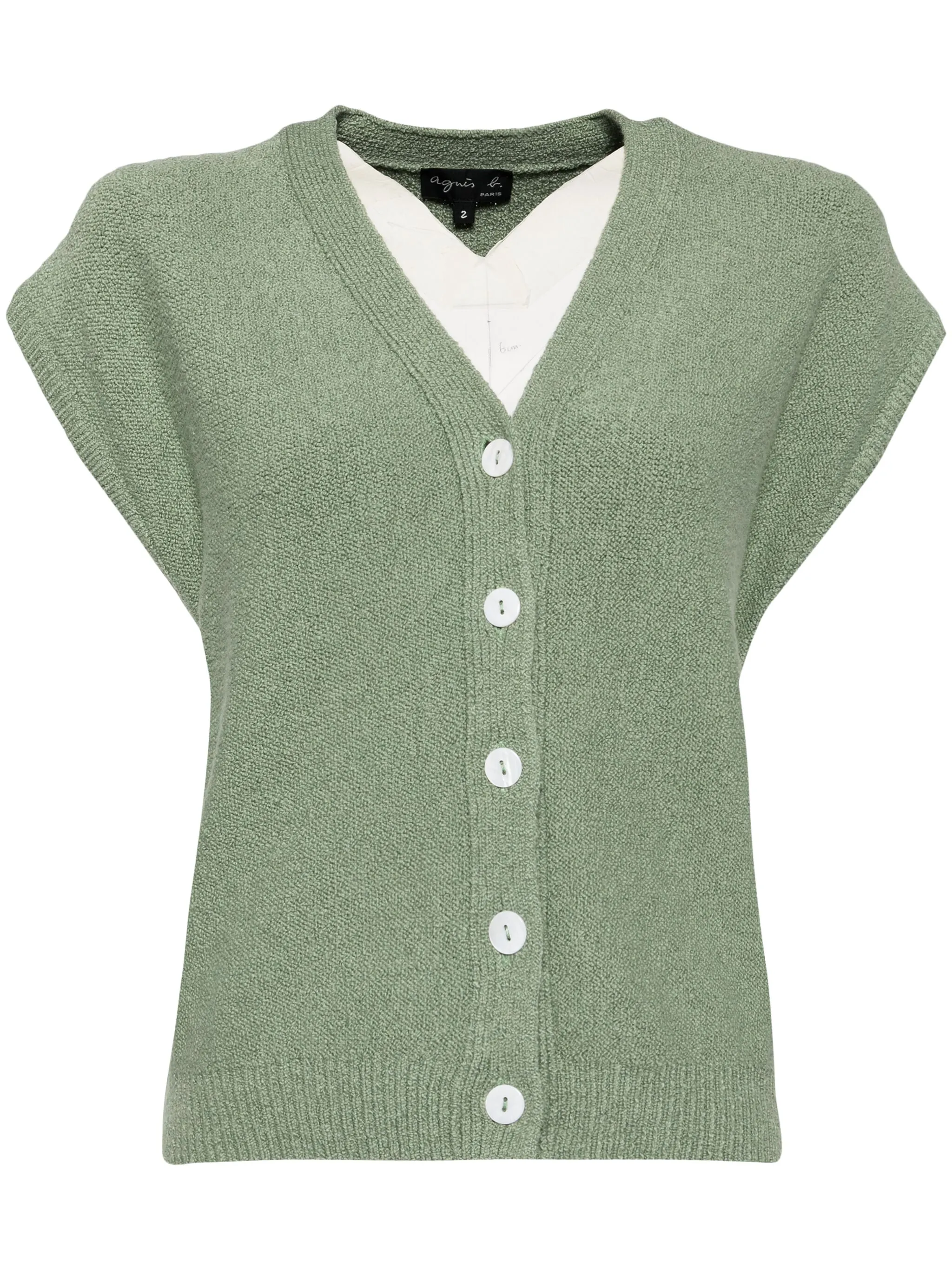 

Топ из джерси Agnès B., зеленый