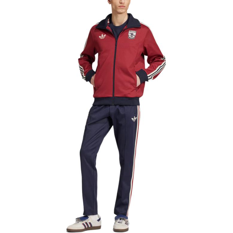 Adidas Originals With AdiClub Arsenal Originals Track Top, Elegant Dark Reddish Purple — фото 4