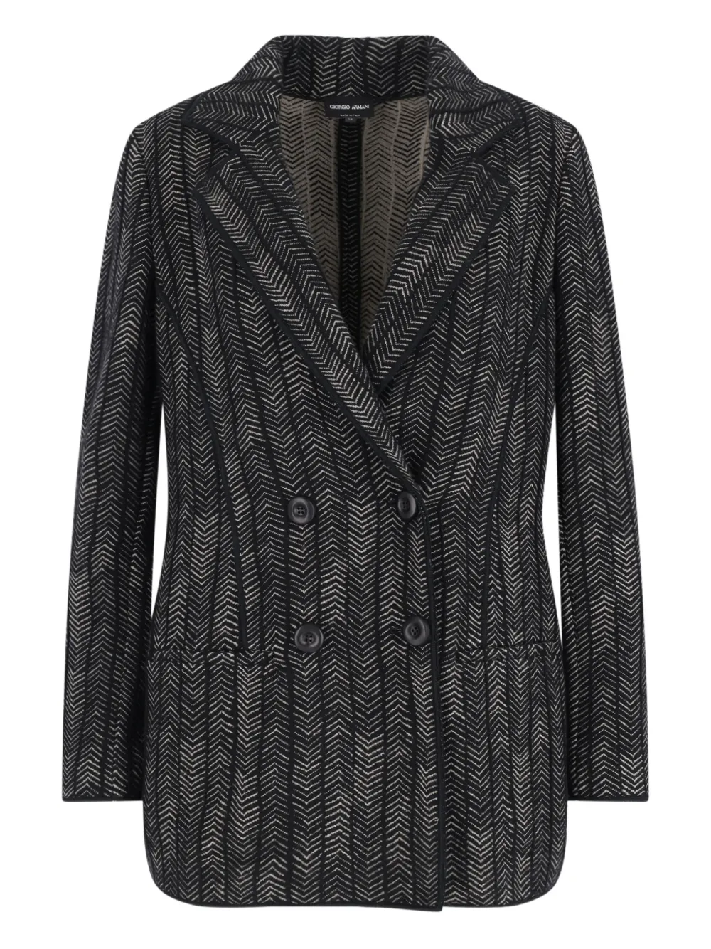 

Двубортный пиджак GIORGIO ARMANI, черный