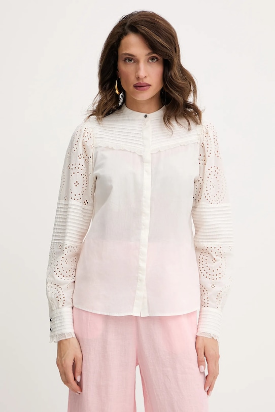 

Хлопковая рубашка Boss Orange, белый