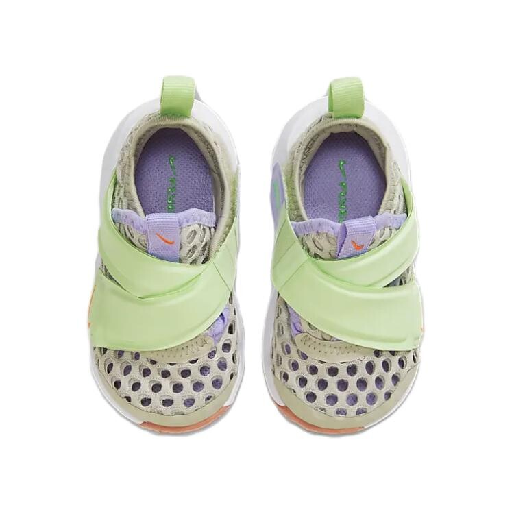 Кроссовки Nike Flex Advance Kids Lifestyle TD, Light Iron Ore Lime / Vapor Green / Pulse Violet / Dutch Orange — фото 4