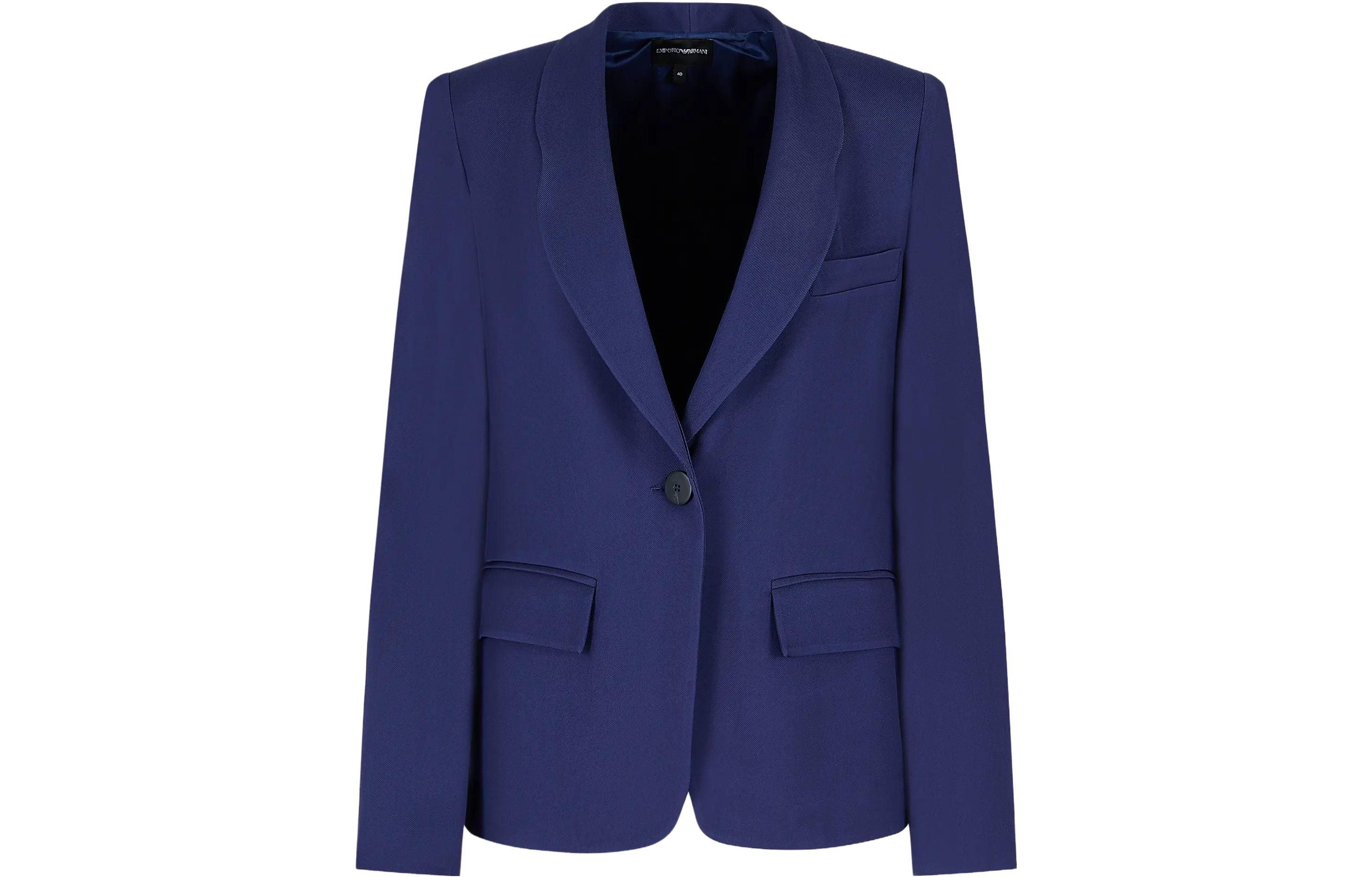 EMPORIO ARMANI Деловые костюмы для женщин blue purple — фото 3