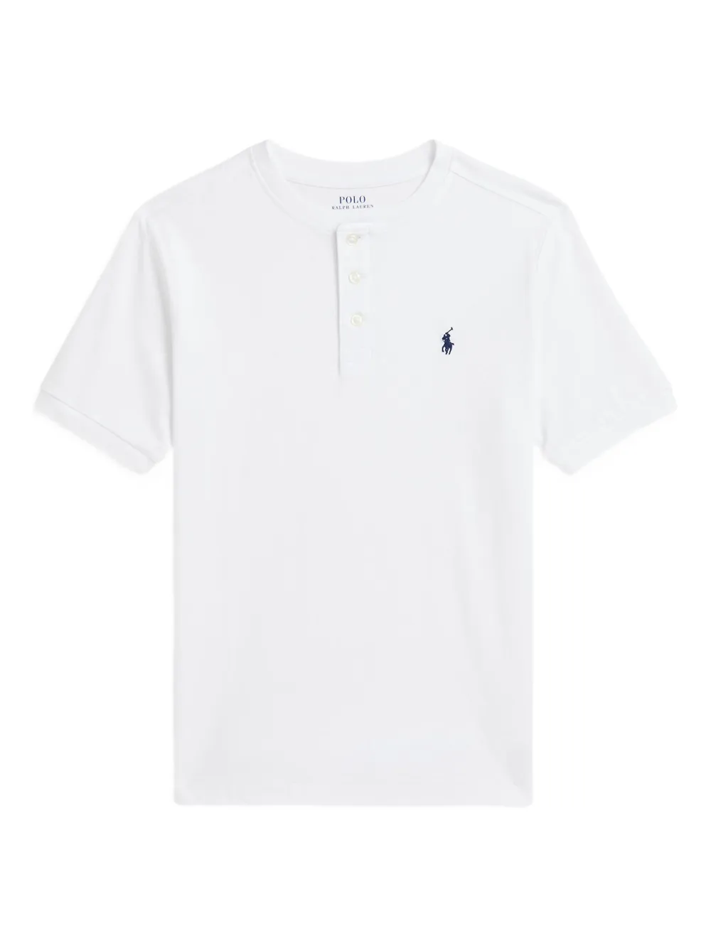 

Футболка с вышивкой Polo Pony Polo Ralph Lauren Kids, белый