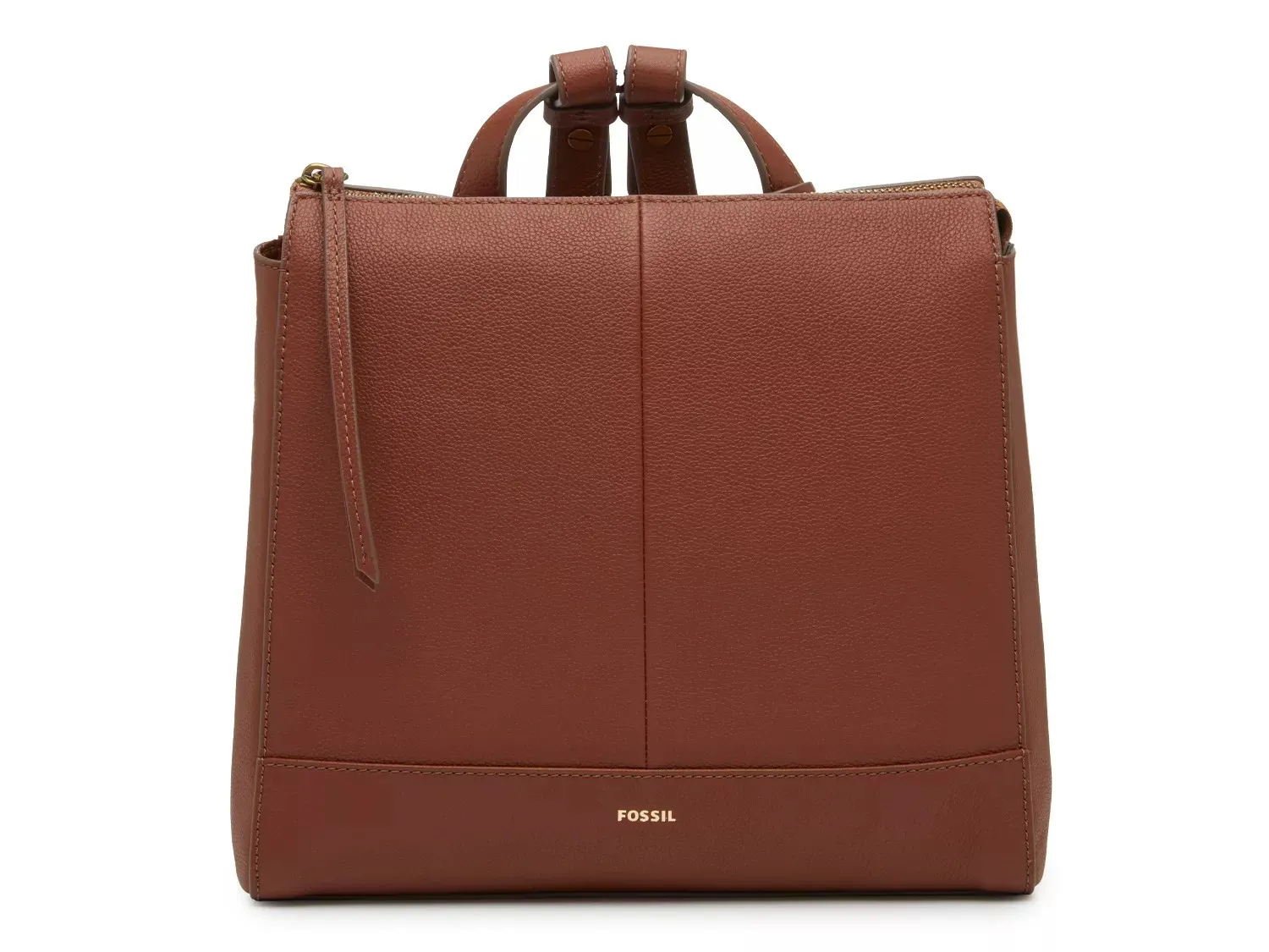 

Мини-рюкзак Fossil Elina из кожи, средний цвет, коньячно-коричневый