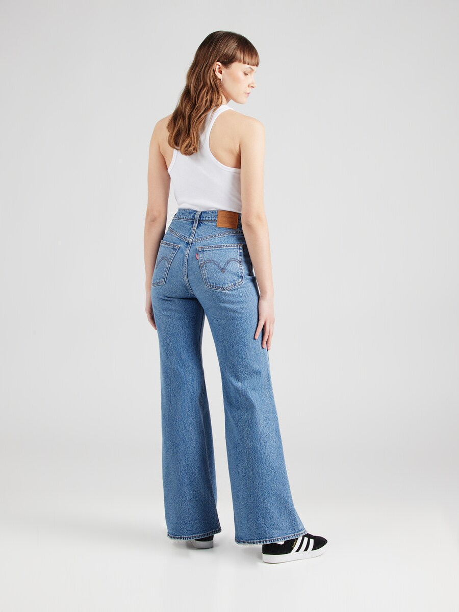 Джинсы Bootcut LEVI'S  RIBCAGE BELLS, синий деним — фото 4