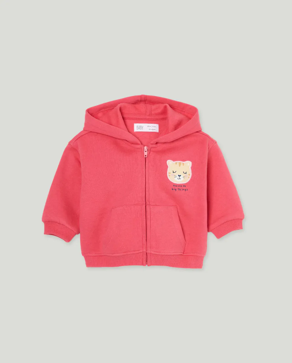 

Детская худи с капюшоном для девочки Baby El Corte Inglés, темно-розовый