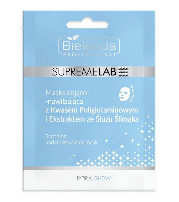 

УВЛАЖНЯЮЩАЯ МАСКА ДЛЯ ЛИЦА BIELENDA SUPREMELAB HYDRA GLOW 1 ШТ