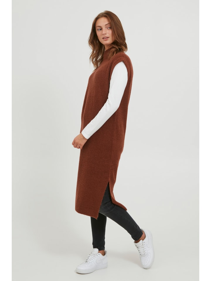 

Платье BYNORA, свободного кроя, цвета Бренди Браун Меланж b. young